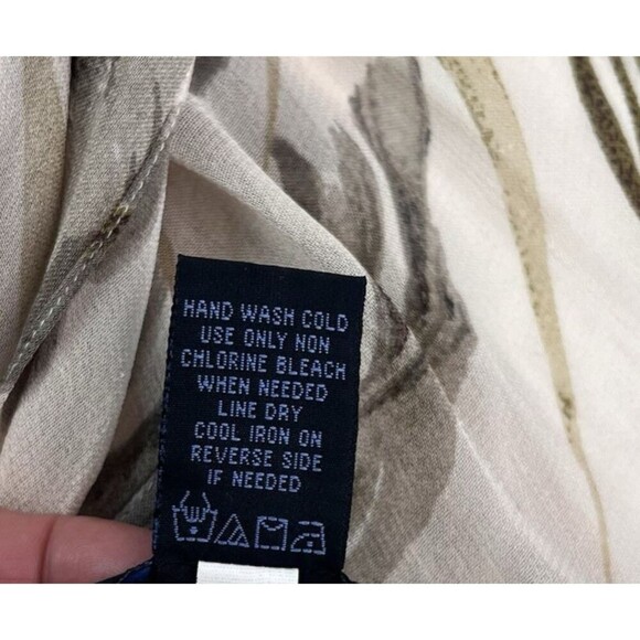 vintage Eva Blue Y2K Beaded Floral Ruffled Dress 8 Asymmetrical Fairy Grunge - Picture 13 of 13